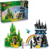 Image de LEGO Wicked Emerald City et le Château de Kiamo Ko - Jouet - Maquette à Exposer - Mini-Poupées d'Elphaba & Glinda - Singe & Accessoires - Décoration - Cadeau pour Fille dès 9 ans & Fans du Film 75689