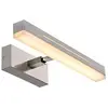 Image de OTIS Applique murale à 40 LED pour miroir 13 W, 3000 K, 1300 lm, IP44, 2 étapes, nickel