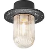 Image de Nordlux Januka Plafonnier Décoratif, Lampe Extérieur, Éclairage Extérieur Noir IP54 E27