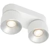 Image de Plafonnier Pitcher en blanc GU10 2 ampoules
