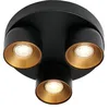 Image de Plafonnier Pitcher noir GU10 3 ampoules