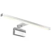 Image de Nordlux Marlee 50 Applique murale d'intérieur 3000 K en métal argenté LED intégrée étanche IP44 Classe 2 (double isolation)