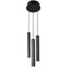 Image de Suspension Vico à 3 lampes - Noir - GU10