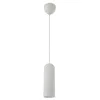 Image de Nordlux Miella Lampe suspendue moderne en verre nervuré, culot E27, IP20, câble de 200 cm, pour salon, cuisine et salle à manger Blanc