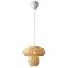 Image de Nordlux Allie Plafonnier d'intérieur en rotin marron E27 25 W avec câble réglable pour chambre à coucher, salon, cuisine, bureau, chevet ou bureau IP20, classe 2 (double isolation)