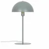 Image de Nordlux Ellen Lampe de table moderne en vert poussière, culot E14, hauteur 40 cm, câble textile 150 cm, IP20, pour salon, chambre à coucher et bureau