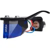 Image de Ortofon 2M Blue Premounted - Micro bleu 2M monté sur le casque SH-4 Black Headshell | Montage facile sur bras de lecture en forme de S | Bleu/noir