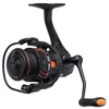 Image de Savage Orange LTD Moulinet de pêche en matériau GRC, poignées en aluminium SST usinées CNC, noir et orange, 1000-4000, moulinet fixe (3000)