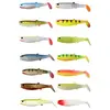 Image de Savage Gear Cannibal Shads Leurre de pêche en caoutchouc (6,8cm, 8cm, 10cm, 12,5cm) appât de perche, sandre, brochet, morue et de flétan, Golden Ambulance - Sonderfarbe, 8cm / 5g