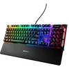 Image de SteelSeries Apex 7 - Clavier de gaming mécanique - Écran OLED Smart Display - Switchs bleu - Agencement Américain QWERTY