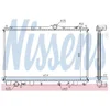 Image de Nissens 65543A Radiateur, refroidissement du moteur