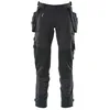 Image de Mascot 17031-311-010-82C45 Pantalon avec poches genouillères Dyneema, Taille 82C45, Noir/bleu