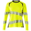 Image de Mascot Accelerate Safe 19091-771-17010 T-shirt à manches longues pour femme Bicolore Hi-Vis Jaune/Noir Bleu Taille S One