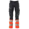 Image de Mascot Accelerate Safe Prowash 19679-236-1022 Pantalon stretch bicolore avec poches genoux, noir/bleu/rouge à vis 82C47 Taille