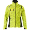 Image de Mascot 19212-291-17010 Accelerate Safe Femme Coupe Respirante Coupe-vent et Imperméable Bicolore Effet Reflexe Veste Soft Shell Hi-Vis Jaune/Noir Bleu M Taille M