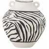 Image de Togo Vase en faïence Noir