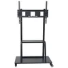 Image de VIVOLINK - Support de moniteur mobile   Haute charge et design simple   Taille standard de l'écran de 42 à 90 pouces   Taille VESA de 200 x 200 à 800 x 600   Avec deux étagères   Capacité de charge maximale : 150 kg