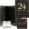 Image de Rum Calendar 24 Days Of Rum Black Edition + 2 Verres 0.48 cl Rhum