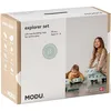 Image de Le set MODU Explorer | Ocean Mint & Forest Green | Jouet de construction grandeur nature | 15+ créations pour le jeu actif et la motricité | Porteur et jouet d'équilibre | Éveil créatif, 0-6 ans