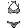 Image de Obsessive Ensemble de lingerie avec dentelle élégante, Noir , S-M
