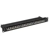 Image de Lanberg Patch Panel 24 ports 1U Cat.7 FTP Black PPS7-1024-B