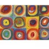 Image de Interdruk Art Collection - Kandinsky - Carrés et cercles concentriques 385383