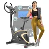Image de Hop-Sport Vélo d'appartement HS-005H Host, Vélo d'intérieur d'Exercice Fitness, Roue d’inertie de 7 kg, 12 Programmes d'entraînement, 16 Niveaux de Résistance, Poids Max. de l'utilisateur 150 kg, Doré