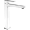 Image de Omnires PM7412CRB, Robinet pour lavabo haut Parma, Chrome/white