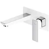 Image de Omnires PM7415CRB, Robinet de lavabo encastré Parma, Chrome/white