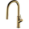 Image de Omnires BE6455GL, Robinet de cuisine BEND, Gold