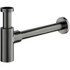 Image de Omnires A186GR, Siphon de lavabo décoratif SYFON, Graphite