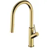 Image de Omnires BE6455BSB, Robinet de cuisine BEND, Brushed brass