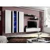 Image de ASM Banc TV avec LED - 5 éléments - Blanc et Noir