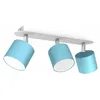 Image de Milagro Plafonnier DIXIE BLUE/WHITE 3xGX53