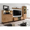 Image de ASM Ensemble Mural Meuble TV - Thin - 4 éléments - Bois