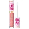Image de Eveline Cosmetics Flower Garden - Gloss à lèvres crémeux n° 02 - Formule végétalienne nourrissante avec acide hyaluronique, collagène végétal et extrait de pivoine - Brillance hydratante et