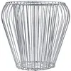 Image de KADAX Gabion - Pot de fleurs rond en acier galvanisé à chaud - Résistant aux intempéries - Pour jardin, pierres, fleurs, plantes, jardinières, jardinières surélevées (Ø 42 cm, H 38 cm)