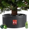 Image de KADAX Support de sapin de Noël, en plastique recyclé, pour un vrai arbre, pied pour arbre de Noël (hauteur de l'arbre jusqu'à 150 cm / graphite)