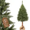 Image de KADAX Sapin de Noël artificiel en PVC - 180 cm - Épicéa avec tronc - Diamètre : environ 80 cm - 30 branches et 9 couronnes - Décoration de Noël (chapeau d'elfe 180 cm)