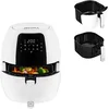 Image de Zeegma Knapper Grand Airfryer   1800W, 7,7L Capaciteit, 9 Programma's, Snel Verwarmen, Vetvrij Koken, Vaatwasmachinebestendig