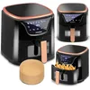Image de Berdsen Friteuse sans graisse airfryer 5l 1500W noir or