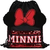Image de Disney Minnie Mouse Sack/Sac à Dos, Noir et Rouge 32x39 cm, Minnie Mouse, Taille unique, Whimsical