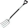 Image de Fiskars Fourche à bêcher pour sol dur et caillouteux, 4 dents