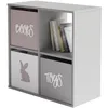 Image de KOBI Rangement Cubes Loni 2x2 Blanc