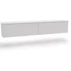 Image de KOBI | Armoire Nicole RTV | Suspendue | Debout | Sans poignée | Tiroirs modernes (blanc, 30x160x32)