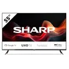 Image de SHARP 55GL4060E - TV Android 50" Frameless (sans cadre, 4K Ultra HD, 4X HDMI 2.1, 2X USB, Bluetooth), Google Assistant, Chromecast, HDR10, couleur noire