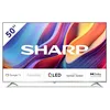 Image de Sharp 50GP6265E - TV Android 50" QLED (sans cadre, 4K Ultra HD, 4X HDMI 2.1, 3X USB, Bluetooth), haut-parleurs Harman/Kardon, Google Assistant, Chromecast, Dolby Vision, HDR10, couleur argent