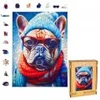 Image de Milliwood Puzzle en Bois - Gustav Bouledogue Grincheux 5017