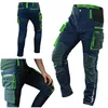 Image de NEO TOOLS Pantalon de travail de qualité supérieure pour homme, 62 % coton, 35 % polyester, 3 % élasthanne 250 g/m², taille XS-3XL, genoux renforcés en Cordura, empiècements latéraux en tissu côtelé,