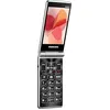 Image de Maxcom MM835L 4G VoLTE Téléphone portable avec 2 grands écrans 3,5" et 2,4" bouton SOS, HAC, déverrouillé et sans SIM, USB-C, écologique, noir